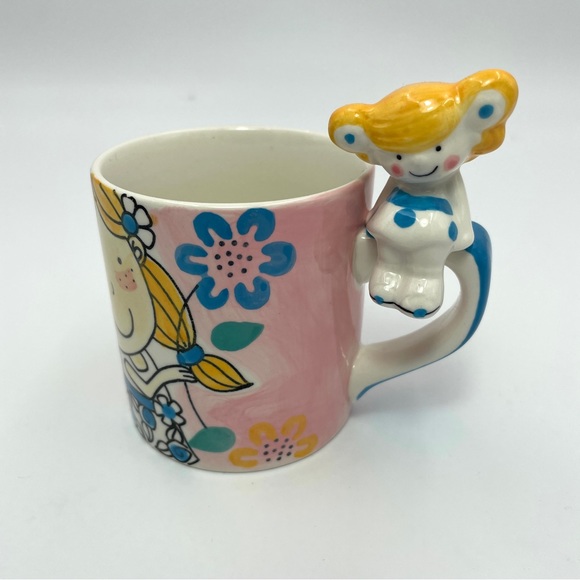 Vintage Child’s Bowl & Cup Stokes Hand Painted - Picture 2 of 13